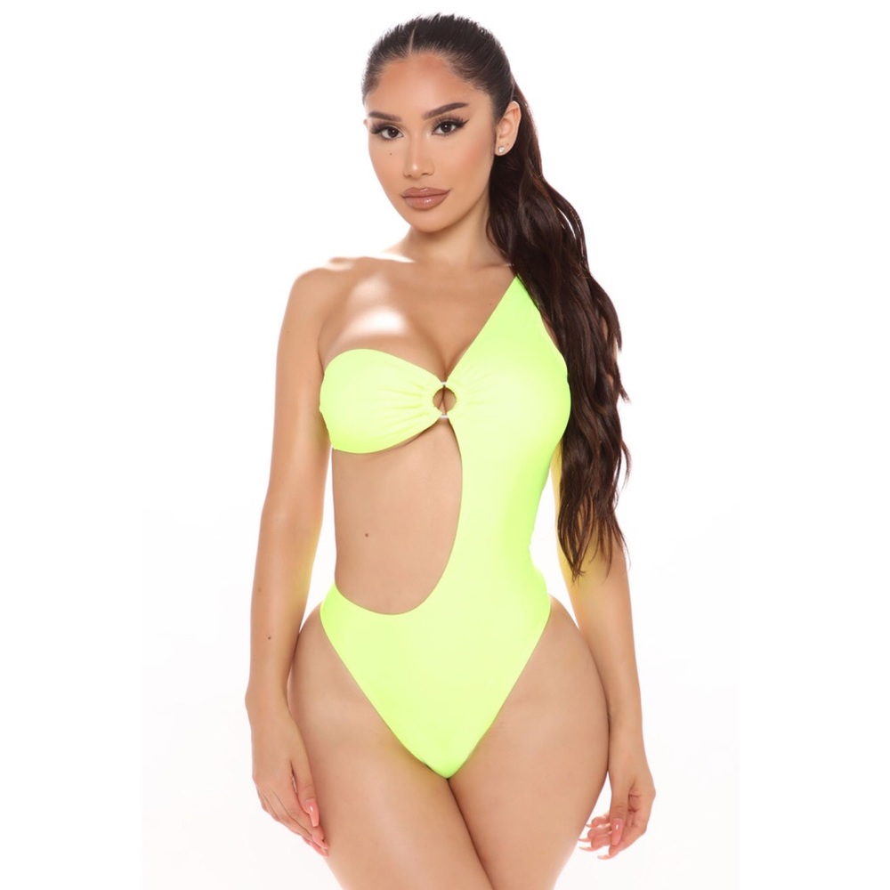 Neon Green Swimsuit